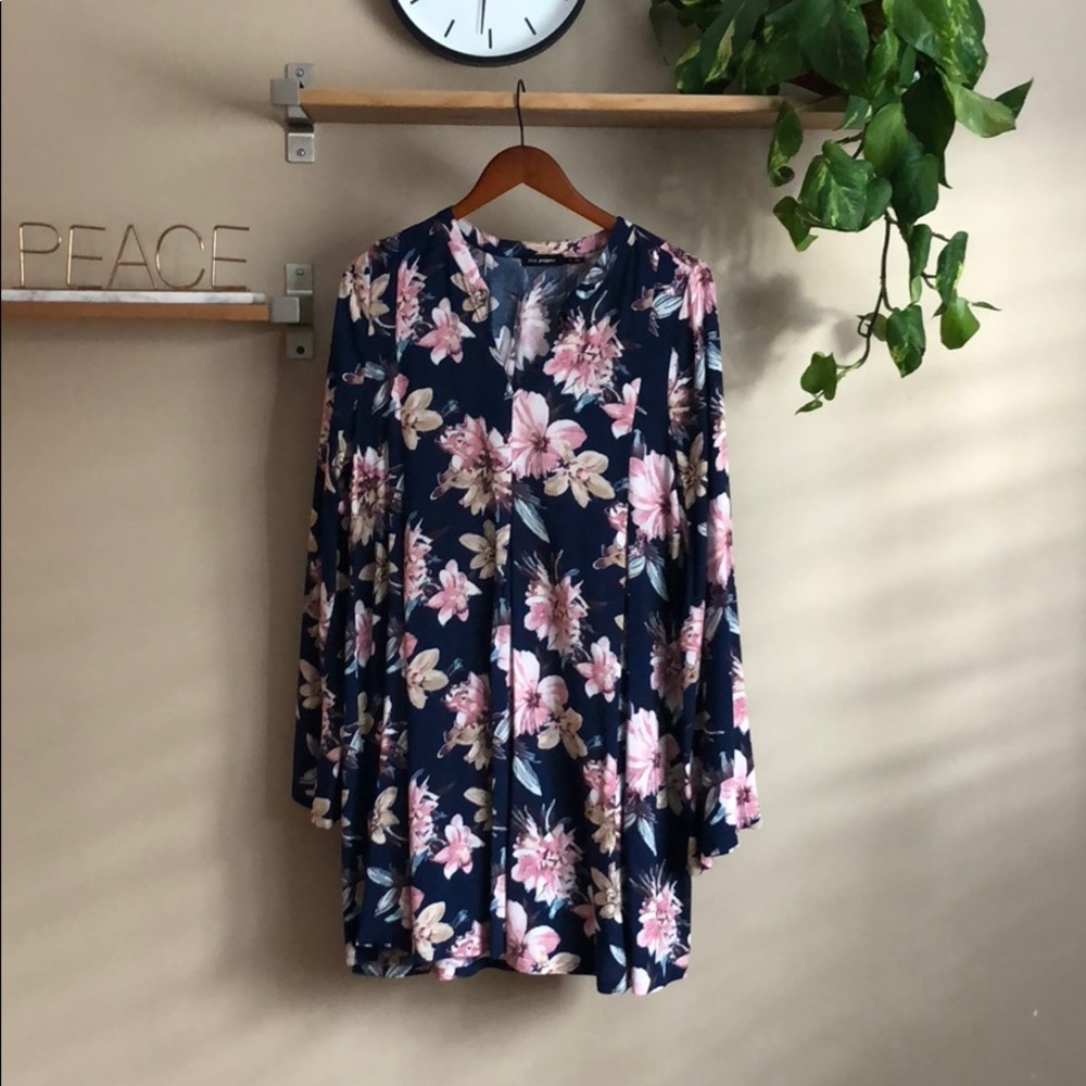 Floral Swing Dress Size Large
